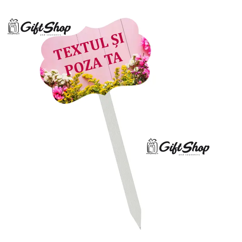 Topper personalizat, din lemn, model 1